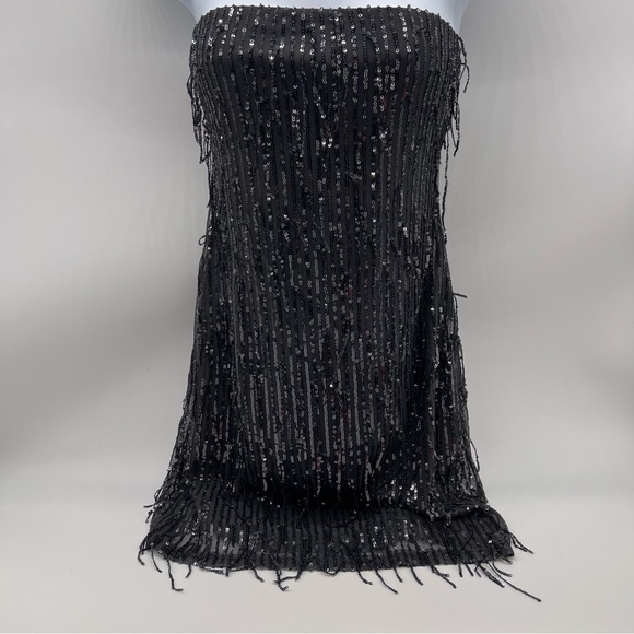 wild fable Dresses & Skirts - Wild Fable Black Strapless Sequin Dress